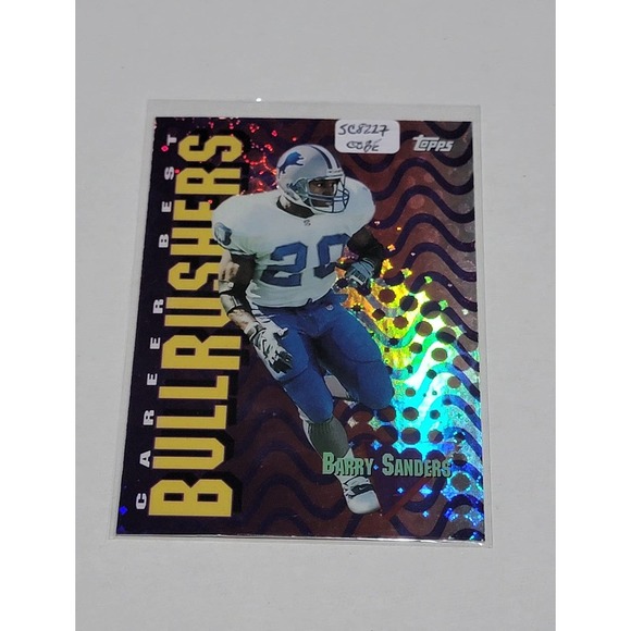 Barry Sanders 1999 Topps SB27 Bull Rushers Insert Near Mint/Mint HOF Lions - Picture 1 of 2